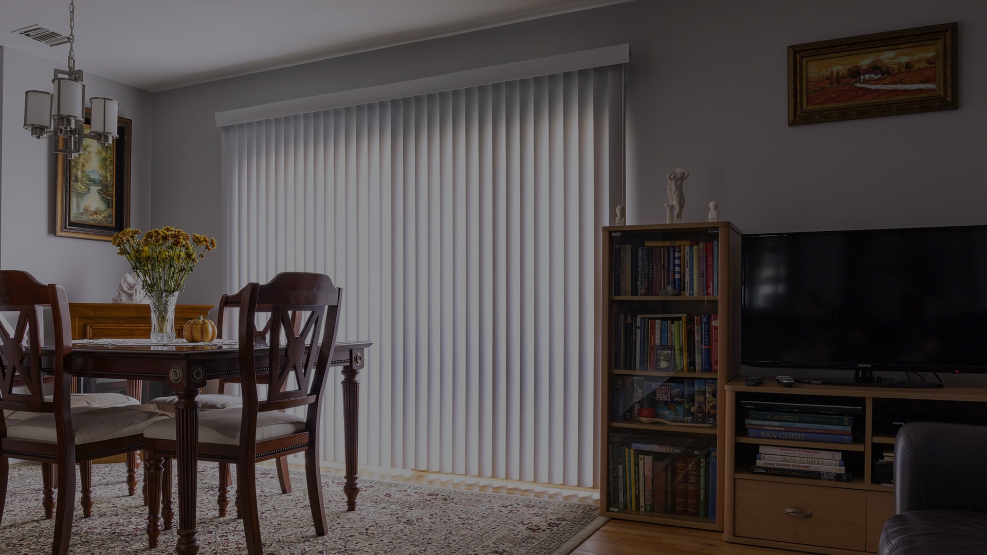 Detalhes de persiana screen